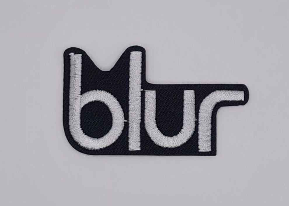Blur, music iron on patch