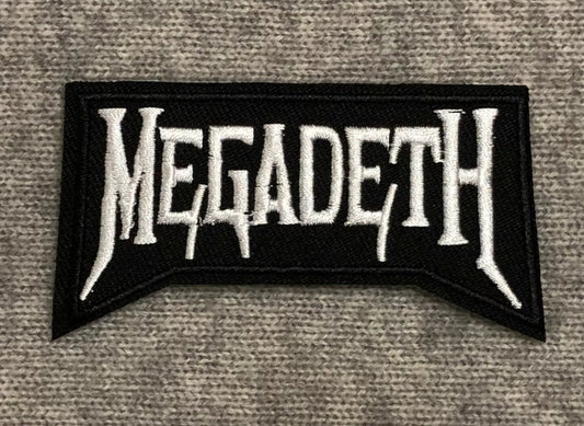 Megadeth, music iron on patch